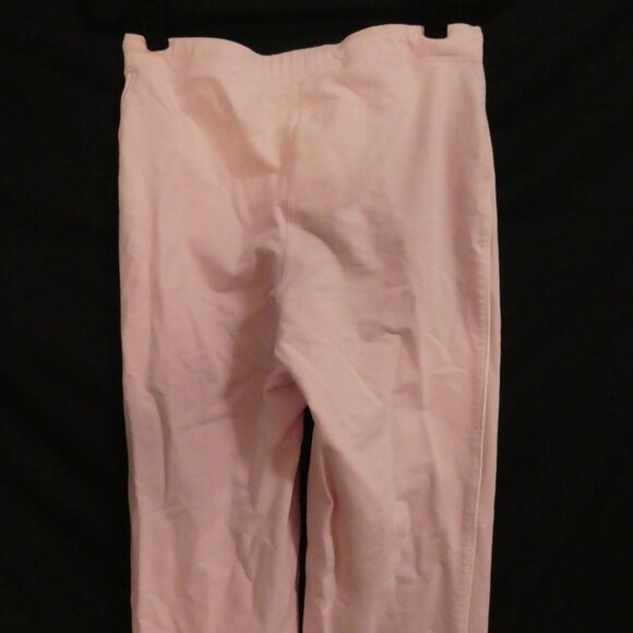 SPORTEK | medium | Light Pink Sweatpants With Drawstring | White Side Stripe - Picture 13 of 16